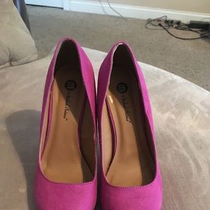 Fushia Pink High Heels